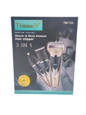 Trimmerx 3 Başlıklı Saç Sakal Tıraş Makinesi Profesyonellerin Tercihi