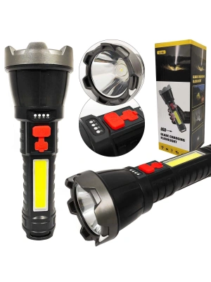 Usb Glare Charging Flashlight El Feneri Zj-05