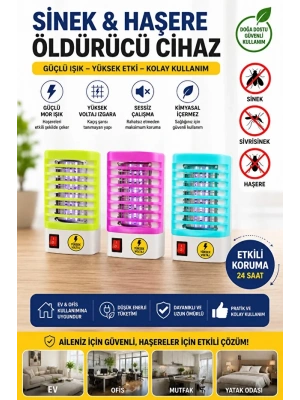 UV Işıklı Priz Tipi Elektrikli Sinek Öldürücüler