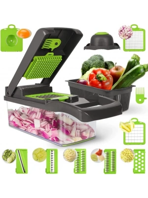 Veggie Slicer Sebze Doğrayıcı Sebze Dilimleyici 14 Pcs