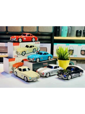 Ws-300sl Klasik Benz Model 10w Bluetooth Hoparlör Fm Radyo Usb