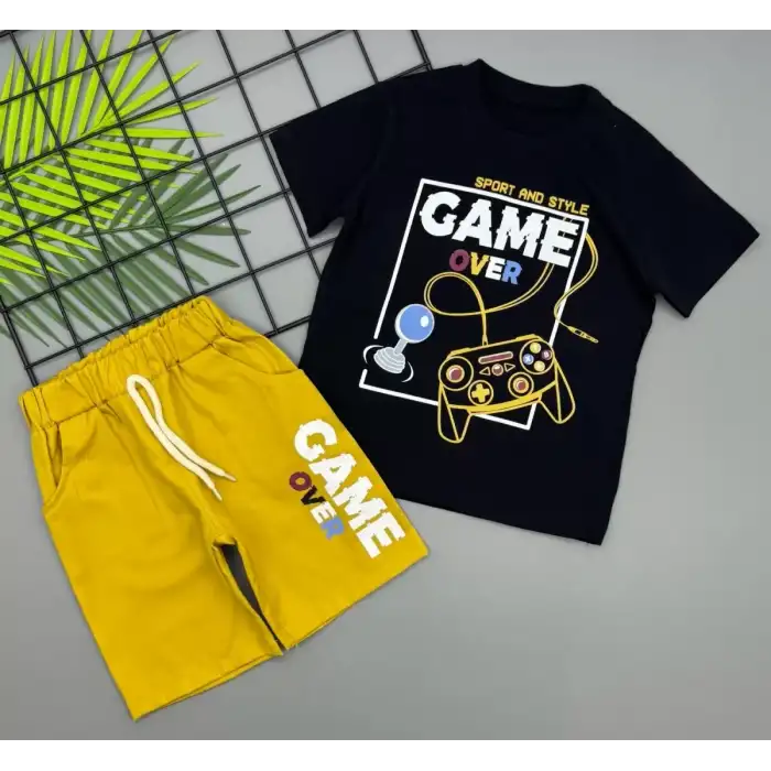 3/5 Yaş Game Konsol Baskılı Çocuk Takımı