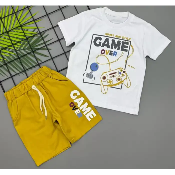3/5 Yaş Game Over Baskılı Çocuk Takımı