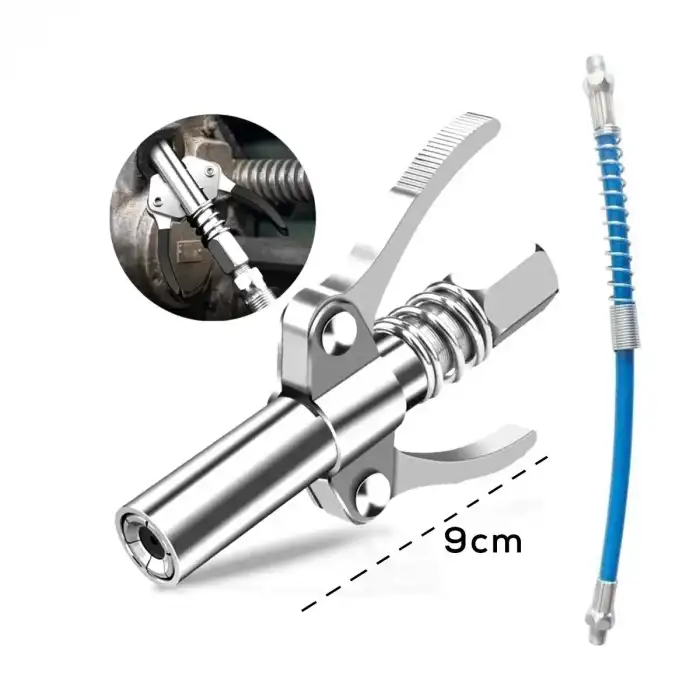 AsilTech 10 Adet Gress Pompa Ucu Seti - Mandallı - 30 cm Hortumlu