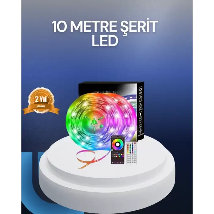 AsilTech 10 Metre USB Smart Şerit Led Kumandalı Telefon Kontrollü