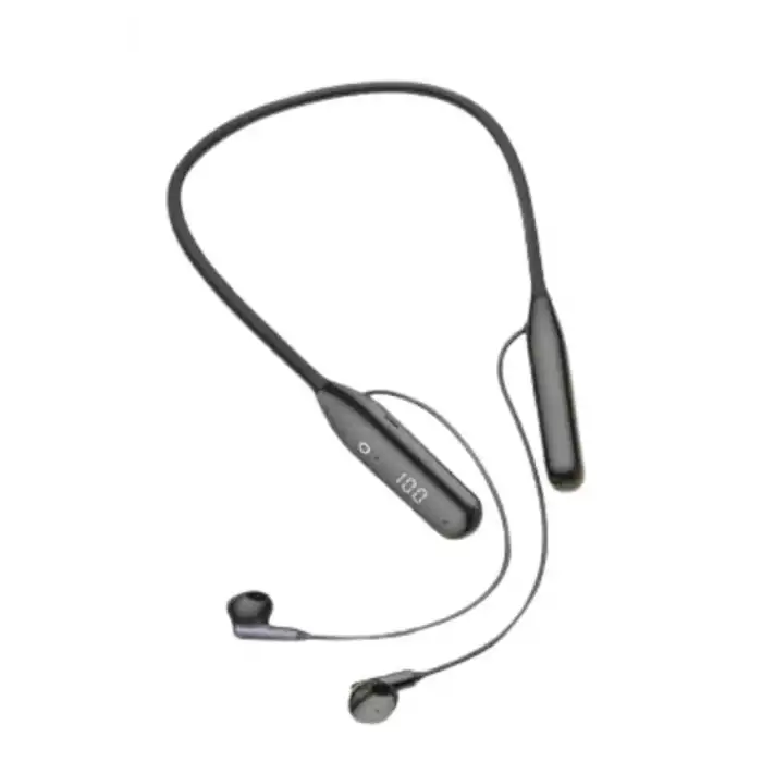 AsilTech 100 Saat Kablolu Boyun Askılı Dijital Göstergeli Bluetooth Kulaklık