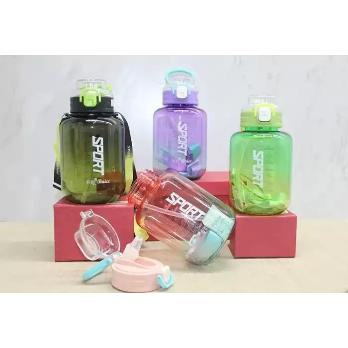 AsilTech 1100 ml Pipetli Su Matarası Suluk