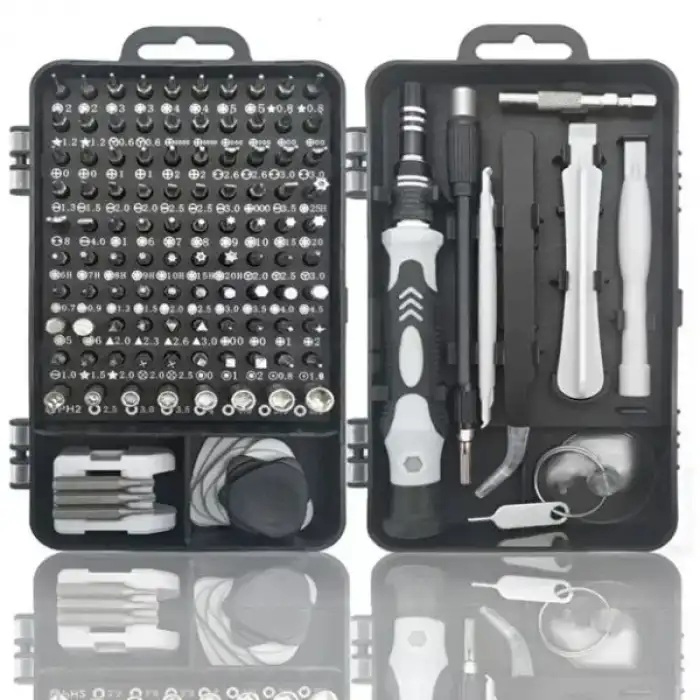 AsilTech 115 Parça Manyetik Uçlu Hassas Tornavida Seti