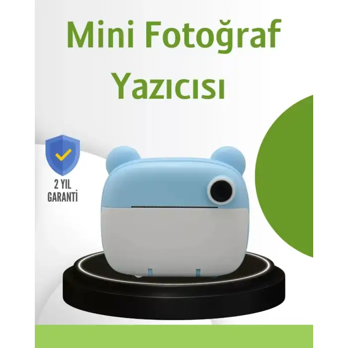 AsilTech 12 Özel Efektli ve Self-Timer Fonksiyonlu Baskı Kamera