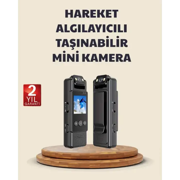 AsilTech 128GB Destekli Hareket Algılamalı Mini Kamera