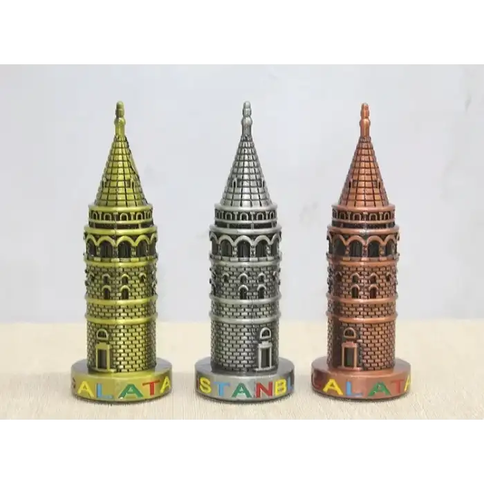 AsilTech 13 cm Metal Galata Kulesi