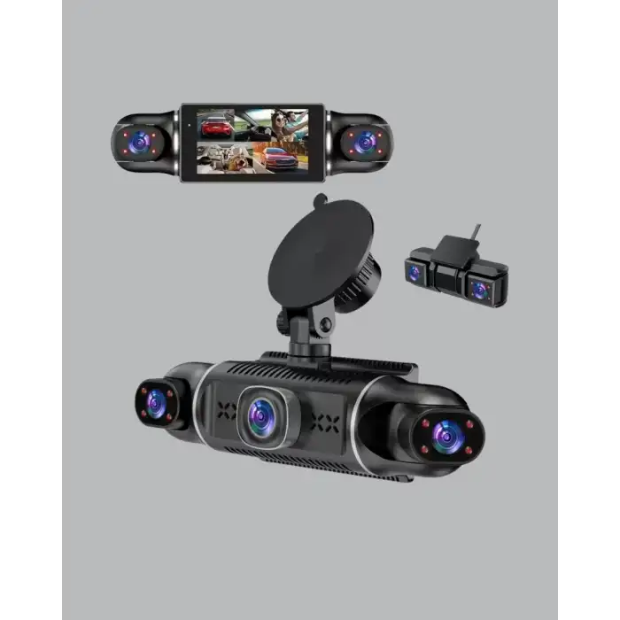 AsilTech 170° Geniş Açı 4 Kameralı Araç Kamerası Hareket Algılamalı