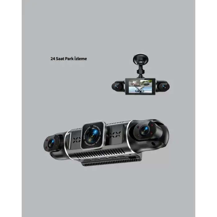 AsilTech 170° Geniş Açı 4 Kameralı Araç Kamerası Hareket Algılamalı