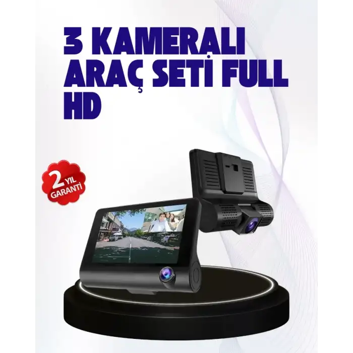 AsilTech 170° Geniş Açılı Araç Kamerası – 4.0” IPS Ekranlı Full HD DVR