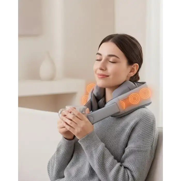 AsilTech 1800mAh Pil Kapasiteli Boyun Masaj Aleti