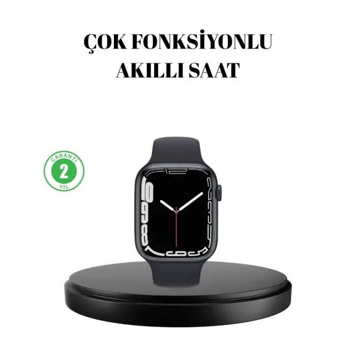 AsilTech 1.9 İnç Akıllı Saat – Bluetooth 5.0, Kablosuz Şarjlı, IP68 Su Geçirmez Akıllı Saat
