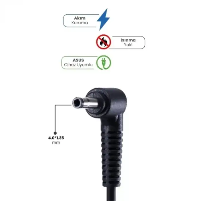 AsilTech 19V 3.42A 4.0 * 1.35mm 65W ASUS İçin Laptop Adaptör