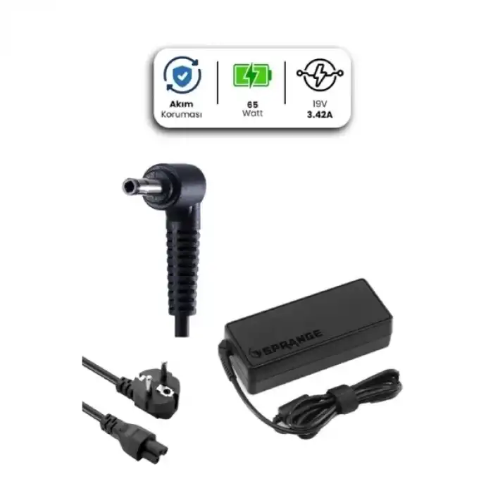 AsilTech 19V 3.42A 4.0 * 1.35mm 65W CASPER İçin Laptop Adaptör