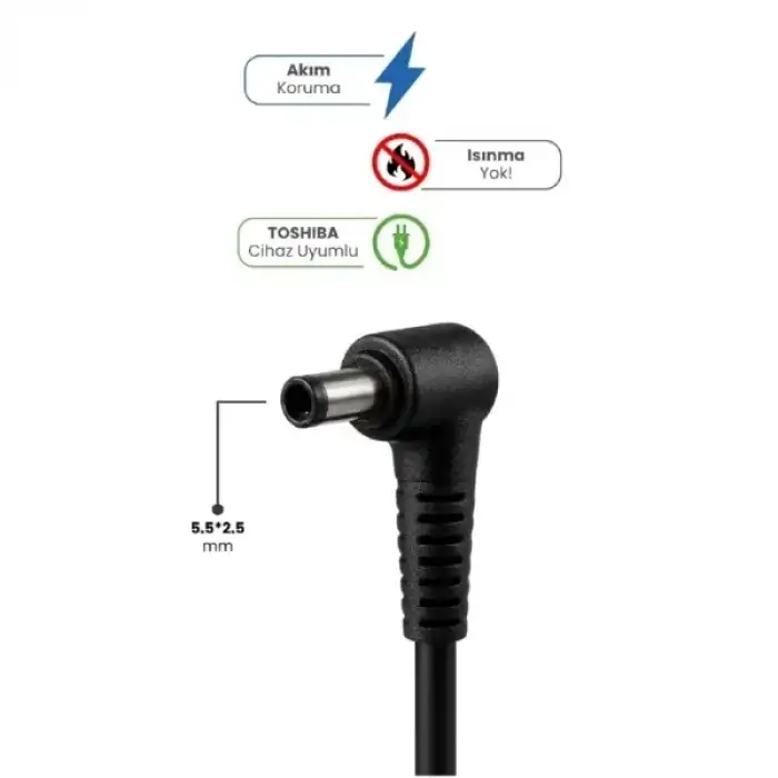 AsilTech 19V 4.74A 5.5 * 2.5mm 90W TOSHIBA İçin Laptop Adaptör