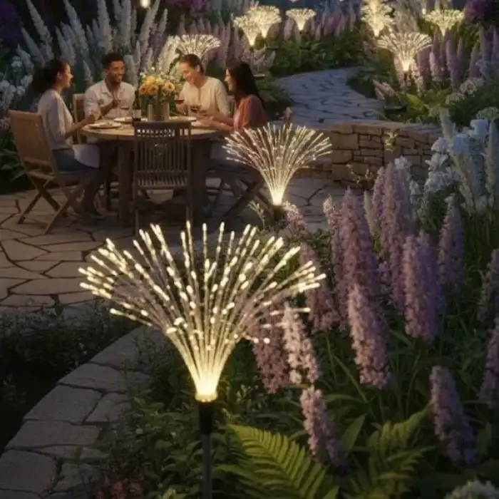 AsilTech 2 Adet Saçak Model Sensörlü Solar Bahçe Lambası