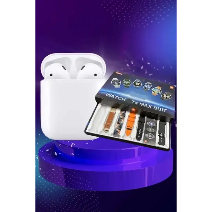 AsilTech 2025 Model Akıllı Saat ve 2.Nesil TWS Bluetooth Kulaklık Yüksek Ses Kaliteli