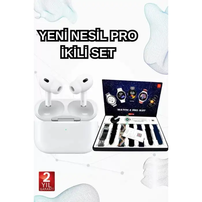 AsilTech 2025 Model Akıllı Saat ve Yeni Nesil Pro Bluetooth Kulaklık ANC Özelliği