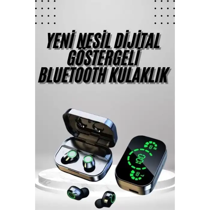 AsilTech 2025 Model Bluetooth Kulaklık Telefon Şarj Edebilen Çağrı Cevaplama Dijital Göstergeli