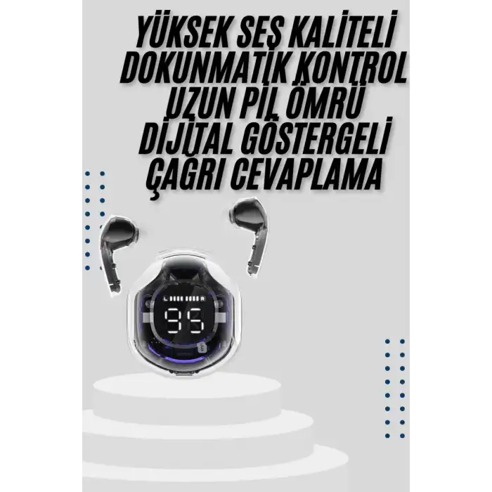 AsilTech 2025 Model Kablosuz Bluetooth Kulaklık ANC ENC Destekli HİFİ Stereo