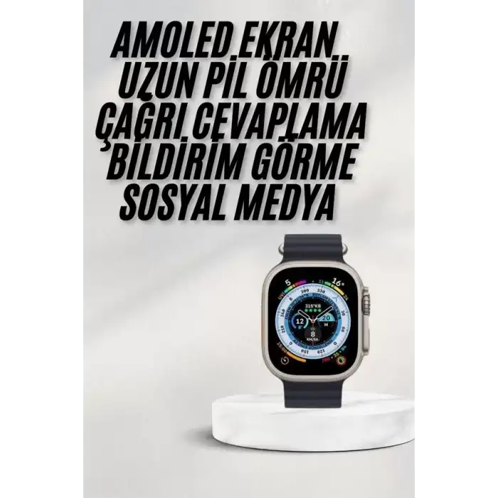 AsilTech 2025 Yeni Model Akıllı Saat Android ve İOS Uyumlu Çağrı Cevaplama