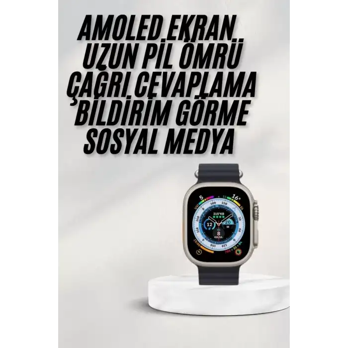 AsilTech 2025 Yeni Model Akıllı Saat Android ve İOS Uyumlu Çağrı Cevaplama