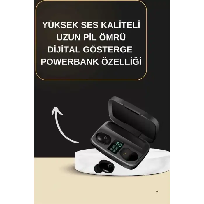 AsilTech 2025 Yeni Model Bluetooth Kulaklık Stereo TWS Kulaklık 5.0 Bluetooth Yüksek Ses Kaliteli