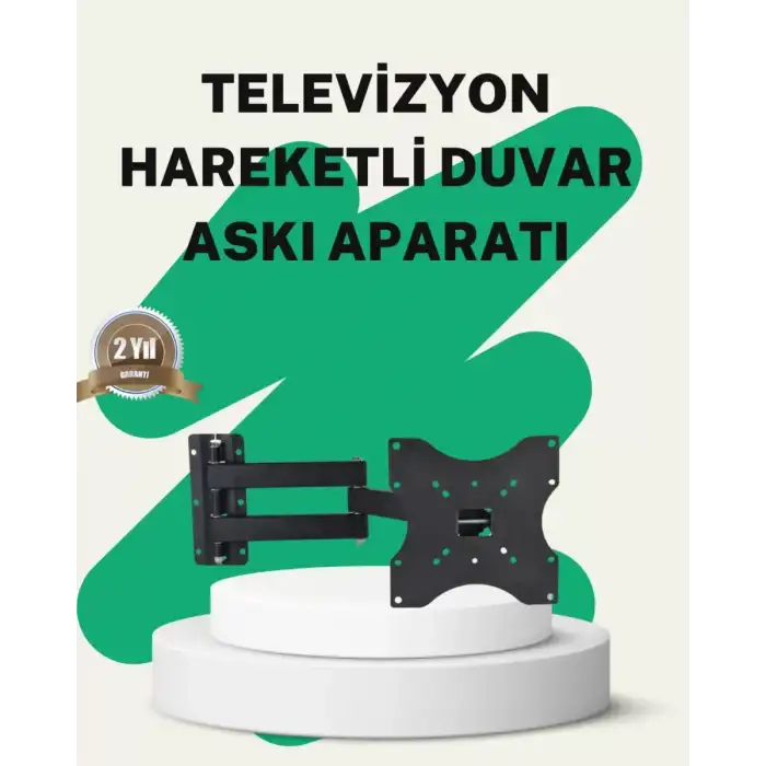 AsilTech 22–49 İnç TV Uyumlu Hareketli Duvar Askı Aparatı