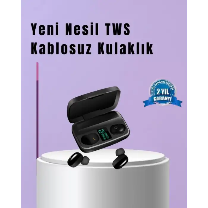 AsilTech 22 Kez Şarj İmkanı Sunan A10s TWS Bluetooth Stereo Kulaklık