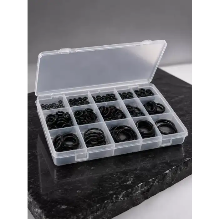 AsilTech 225 PCS O-Ring Conta Seti Profesyonel Tamir, Bakım ve Sızdırmazlık Çözümü