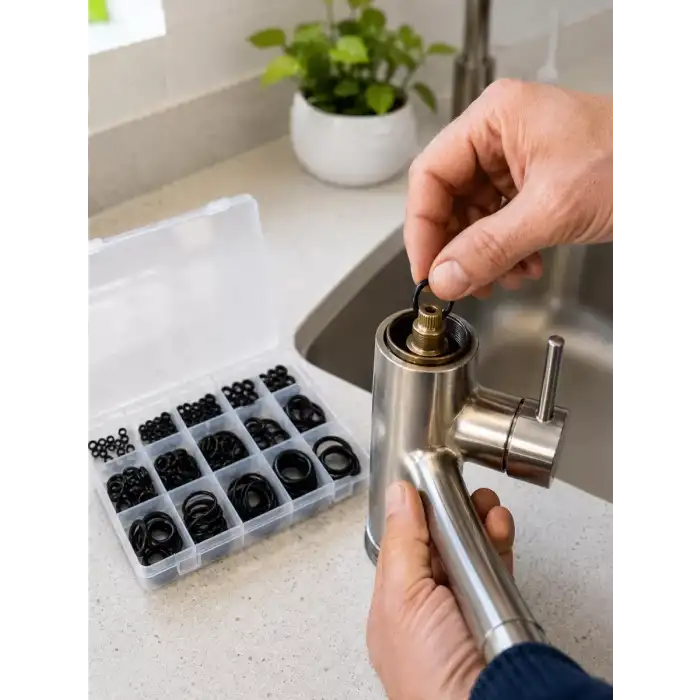 AsilTech 225 PCS O-Ring Conta Seti Profesyonel Tamir, Bakım ve Sızdırmazlık Çözümü