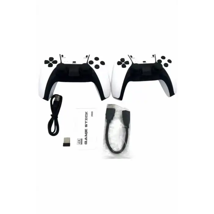 AsilTech 2.4 GHZ Oyun Konsolu Çift Konsol 4K Ultra Hd Game Stick