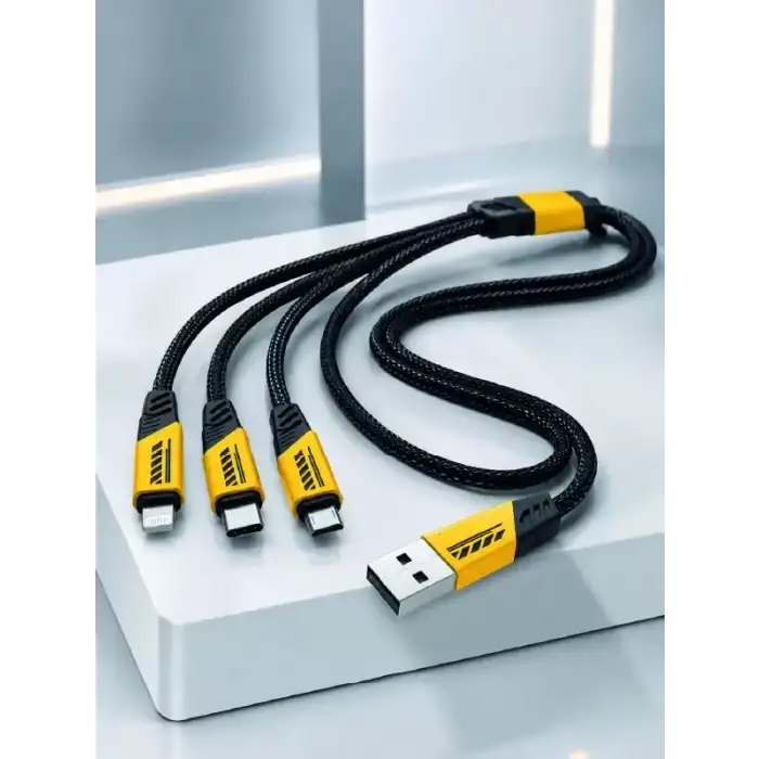 AsilTech 240W 3Ü 1 ARADA HIZLI ŞARJ KABLOSU