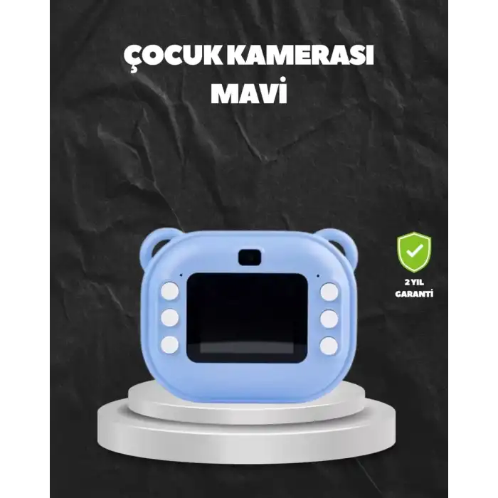 AsilTech 24MP HD Çift Lensli Şipşak Kamera – Termal Baskılı, 32GB Dahili Hafızalı