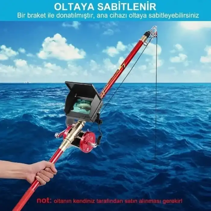 AsilTech 25 Metre Sualtı Balık Tutma Kamerası