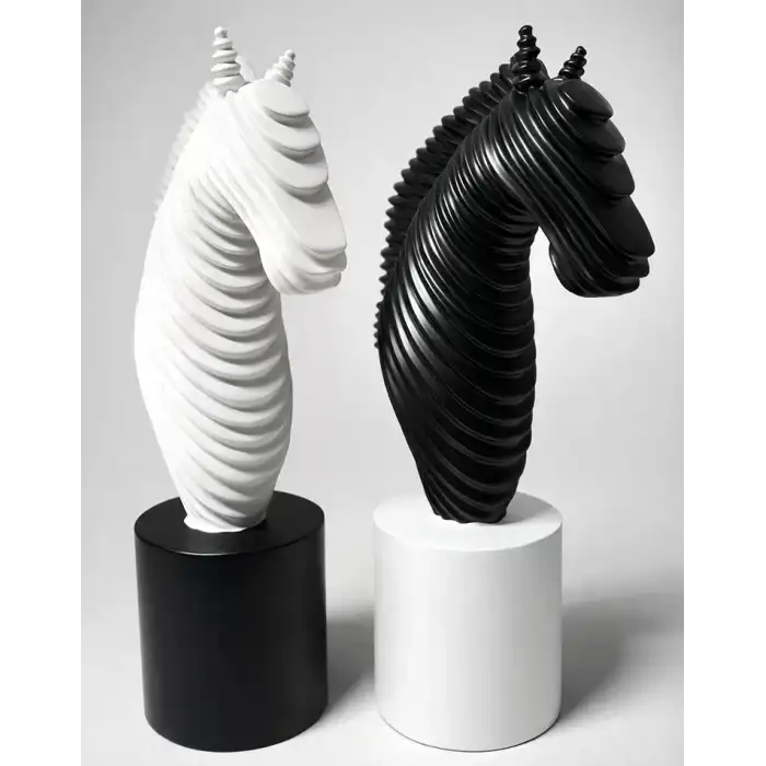 AsilTech 25x14 cm Özel Tasarım Polyester At Büstü