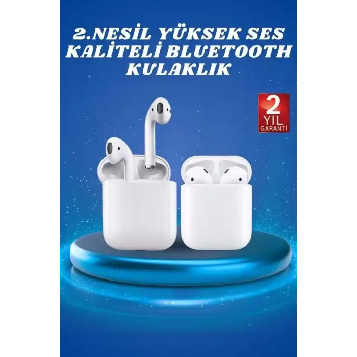 AsilTech 2.Nesil Yeni Model TWS Bluetooth Kulaklık Dokunmatik Kontrol Yüksek Ses Kaliteli Yeni Nesil