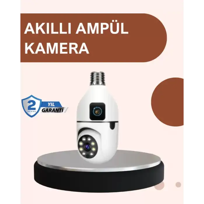 AsilTech 2’si 1 Arada Güvenlik Kamerası ve Sel Işığı – Kablosuz Akıllı Kamera