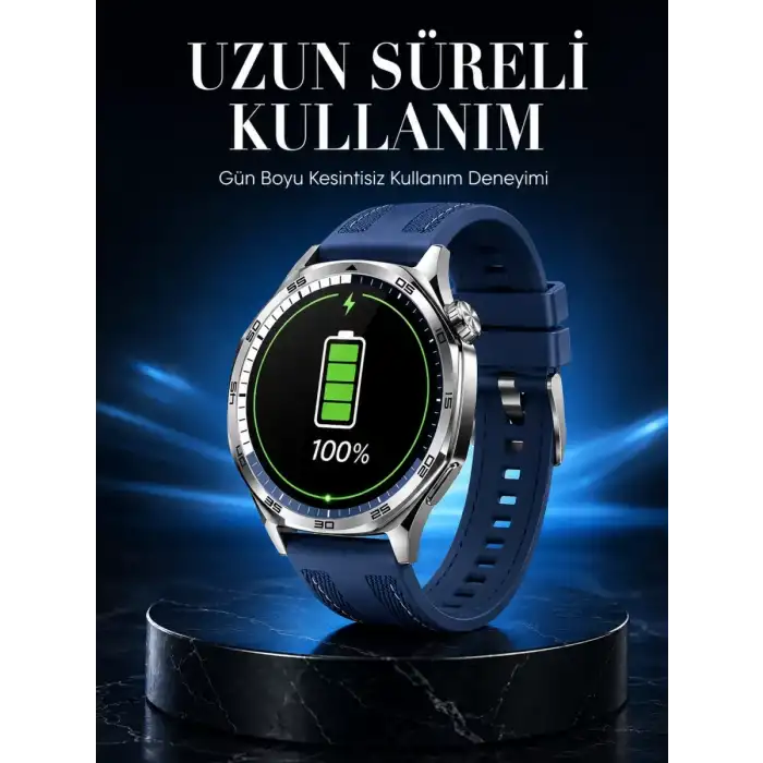 AsilTech 3 Değiştirilebilir Kordonlu Suya Dayanıklı Bluetooth Akıllı Saat