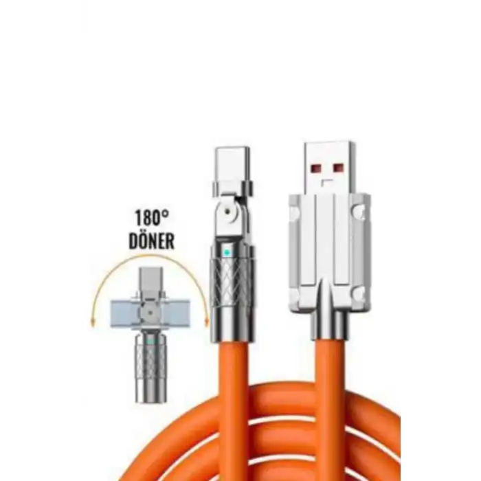 AsilTech 3 İn 1 Süper Hızlı Şarj Kablosu Android ve İOS Uyumlu Silikon Şarj Kablosu