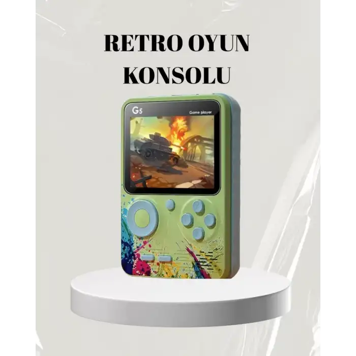 AsilTech 3 İnç Renkli Ekranlı Taşınabilir El Konsolu – G5 Modeli