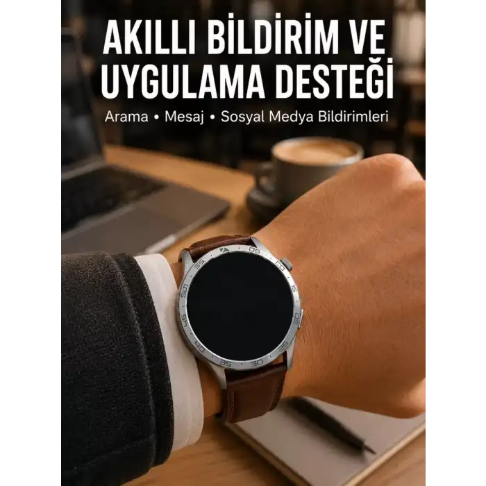 AsilTech 3 Kordonlu Bluetooth Görüşme Özellikli Akıllı Saat Seti