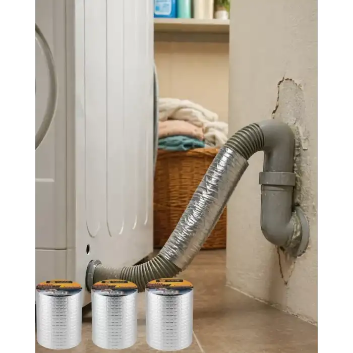 AsilTech 3 Lü Set Güçlü Yapışkanlı Su Yalıtım Bandı 72 MM 2 Metre