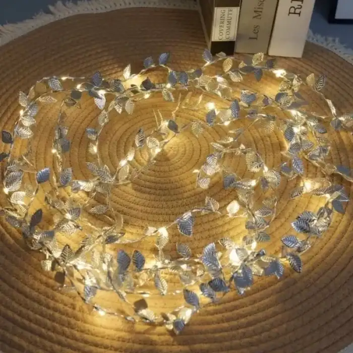 AsilTech 3 Metre Yaldızlı Gümüş LED Işık