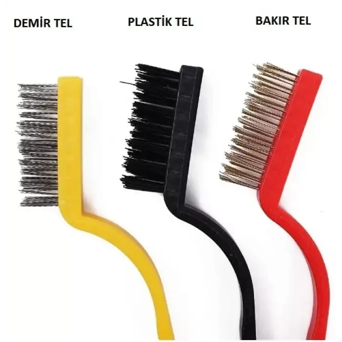 AsilTech 3 Parça Tel Fırça Detaylı Temizlik Seti