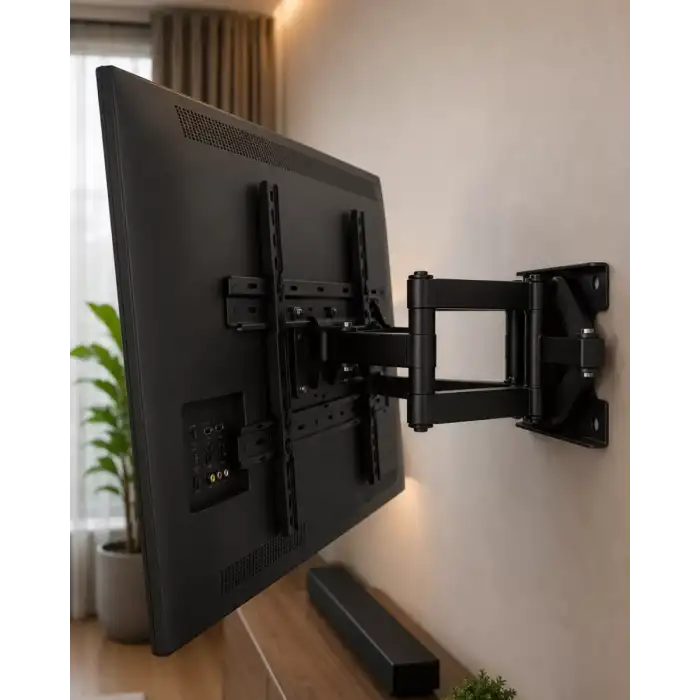 AsilTech 32 65 İnç Televizyon Uyumlu Hareketli TV Duvar Aparatı VESA Destekli